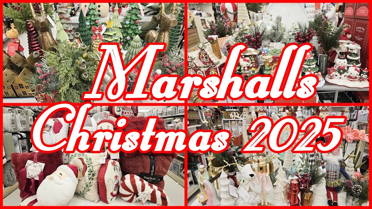 MARSHALLS CHRISTMAS 2025 SHOP WITH ME CHRISTMAS DECORATIONS