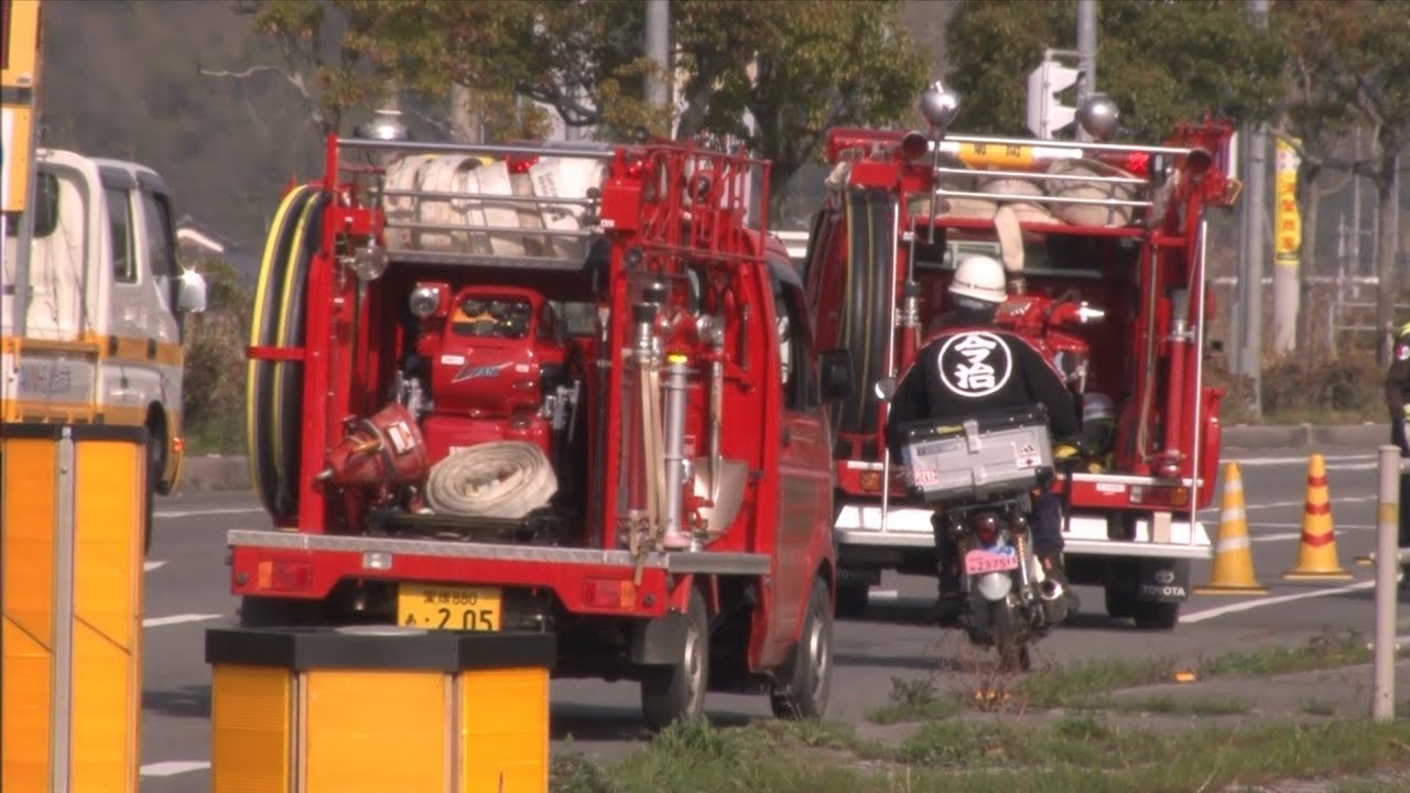 2025/3/26【林野火災】愛媛県今治市（県内広域応援隊・緊急消防援助隊・自衛隊災害派遣）その４〜陸上自衛隊CH-47ヘリによる散水実施〜