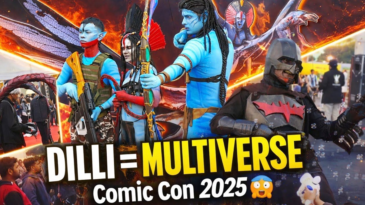 Delhi Comic Con 2025 Was INSANE 😱 | You Won’t Believe This!