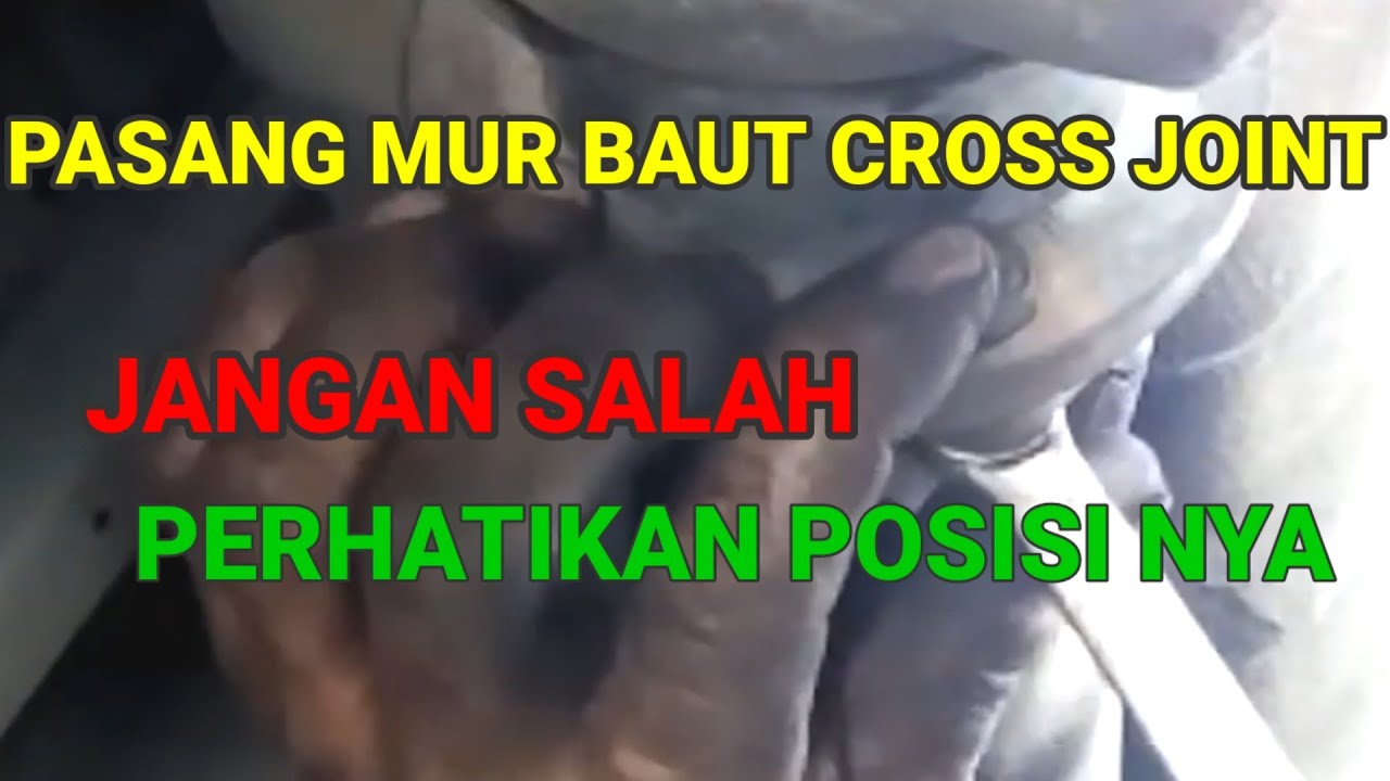 CARA PASANG MUR BAUT CROSS JOINT PHANTER 2.5 @syaifulmontir8351