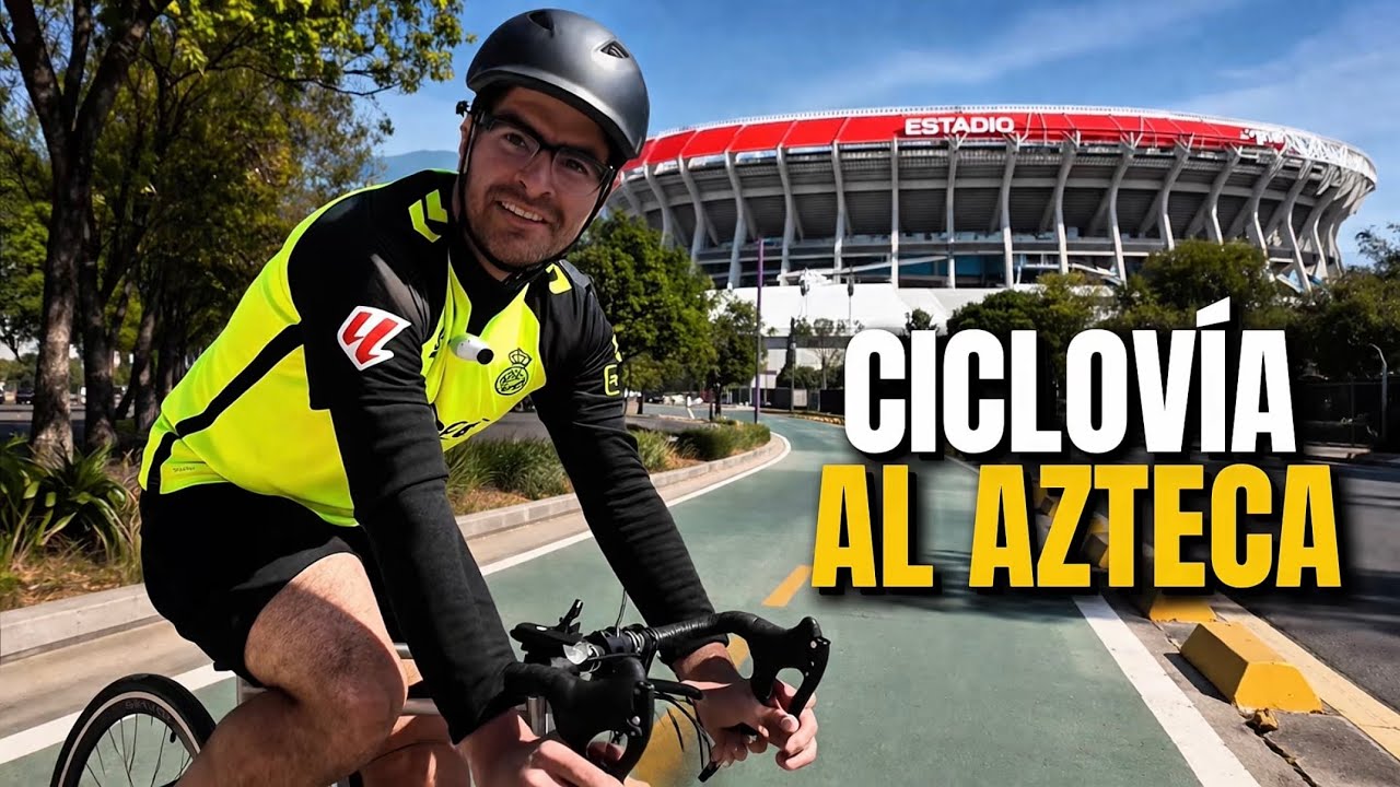😳 Esta es la ciclov&iacute;a al Azteca&hellip; &iquest;de verdad va a servir para el Mundial 2026?