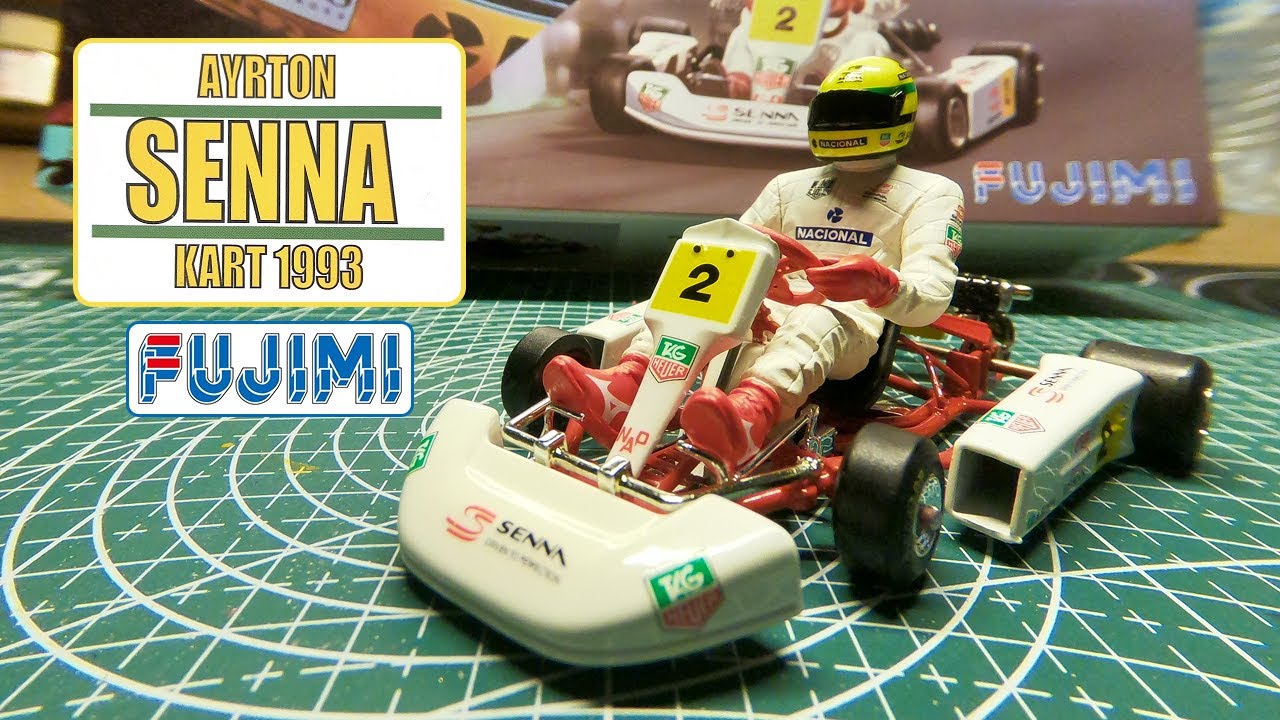 Ayrton Senna Kart 1993 SPOT 2 Assembly by FUJIMI