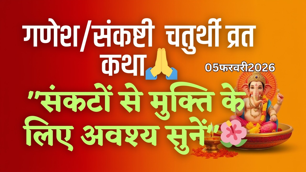 फाल्गुन संकष्टी चतुर्थी व्रत कथा 2026 | Falgun Sankashti Chaturthi Vrat Katha | द्विजप्रिय चतुर्थी|