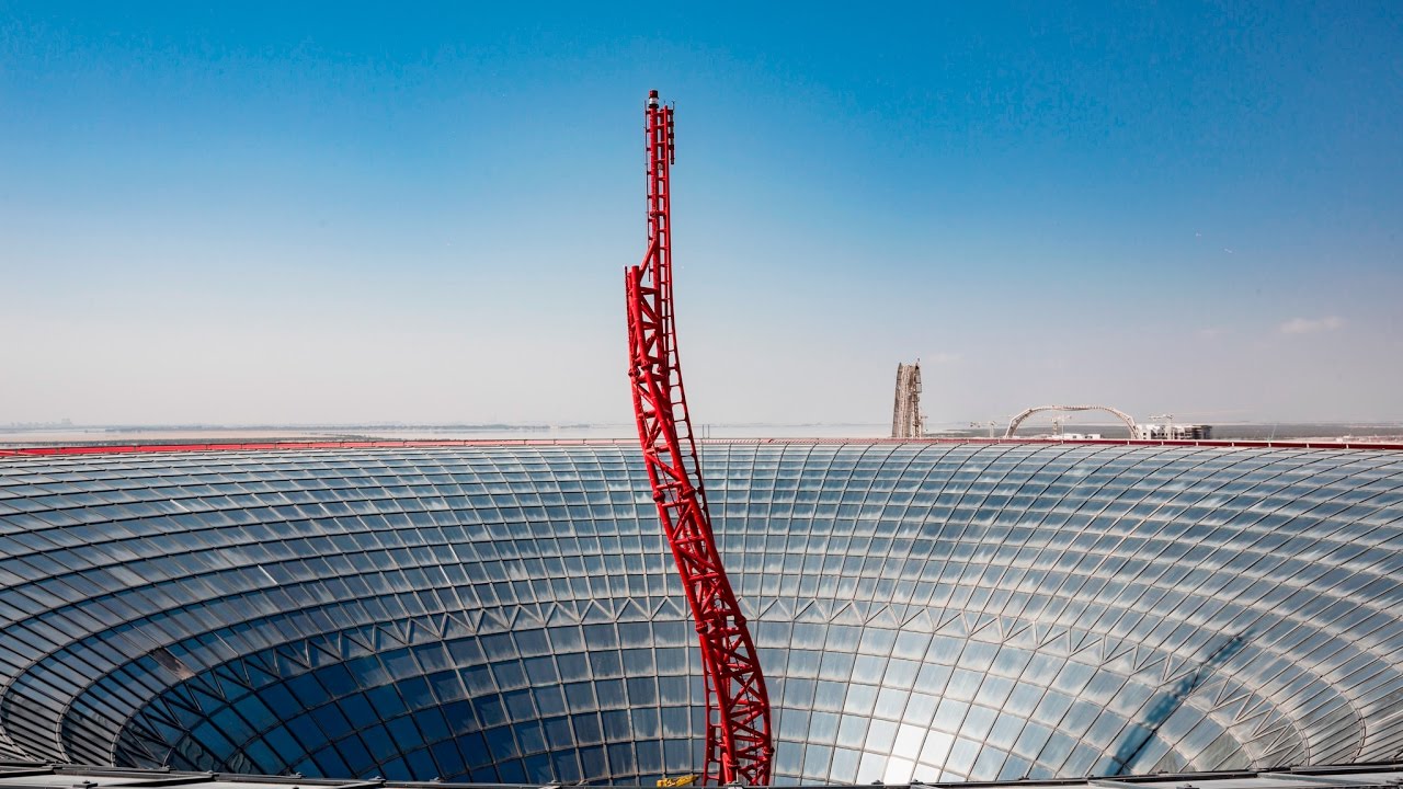 Ferrari World Abu Dhabi Latest Rollercoaster “Turbo Track” / فيراري وورلد ابو ظبي توربو تراك