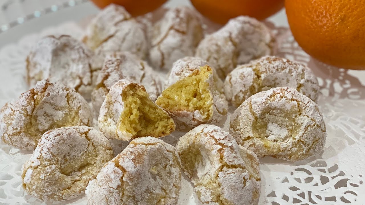 Dolcetti Siciliani alle Mandorle e Arancia / Pizzicotti
