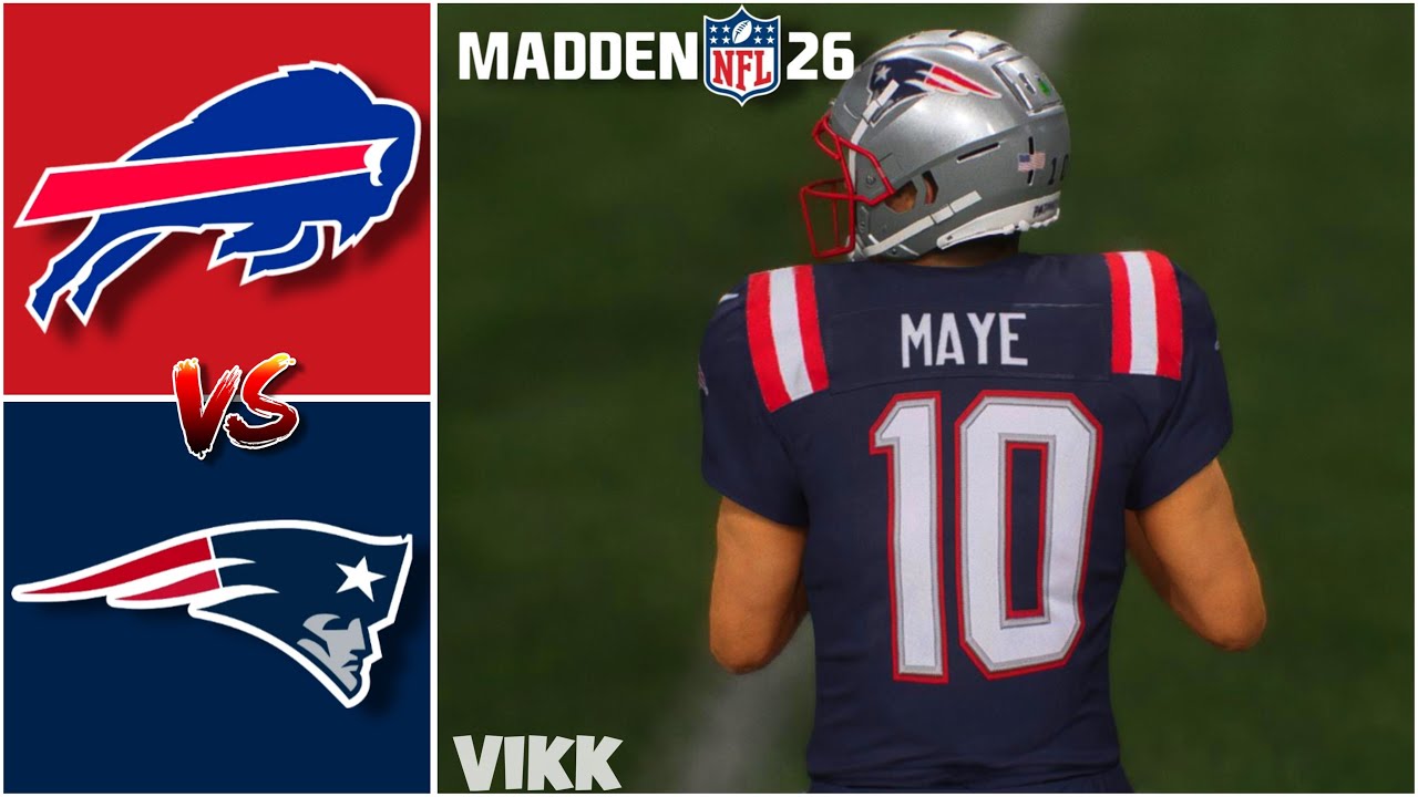 Bills vs Patriots Wildcard Playoff Simulation (Madden 26)