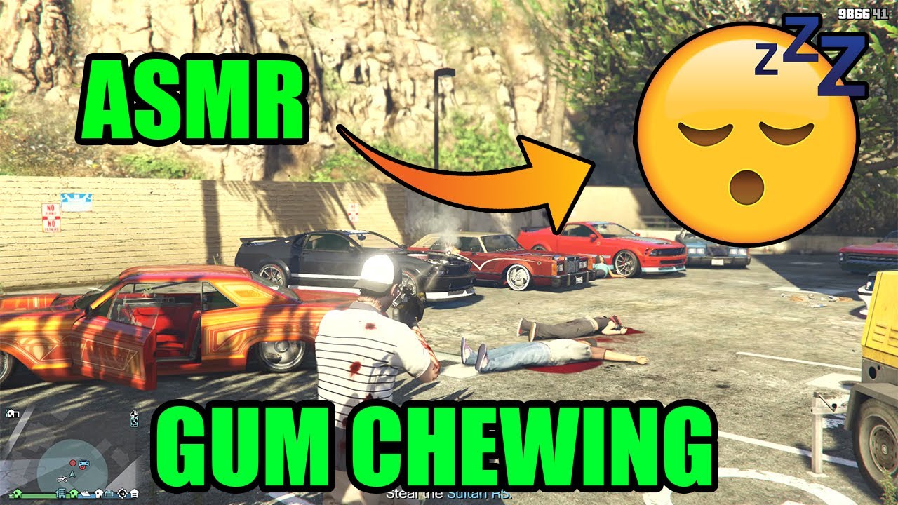 (ASMR) GTA 5 ONLINE [GUM-CHEWING,NO-TALKING,RELAXING]