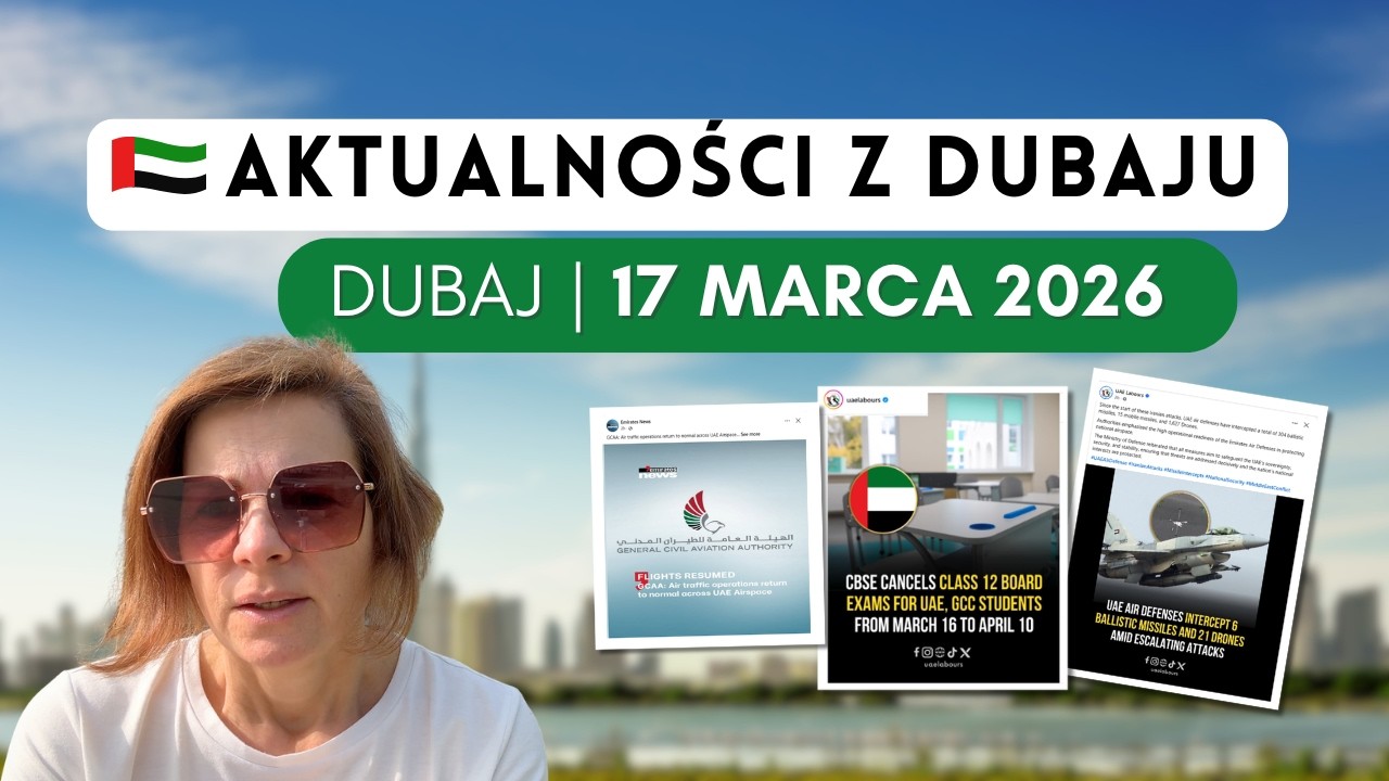 Ataki w Emiratach: Raport z Dubaju. Loty wznowione, nauka online i sytuacja w Abu Dhabi 🇦🇪