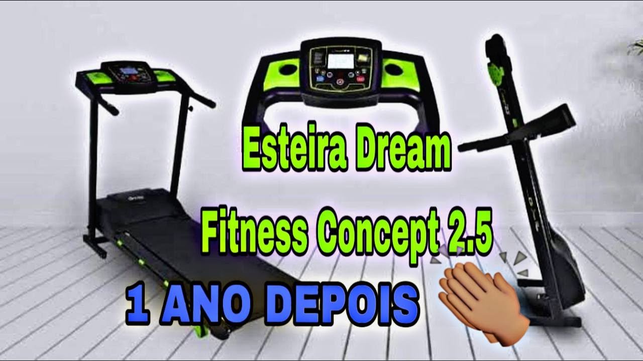 Esteira Eletrônica Dream Fitness Concept 2.5 ( 1 ano depois de uso! )