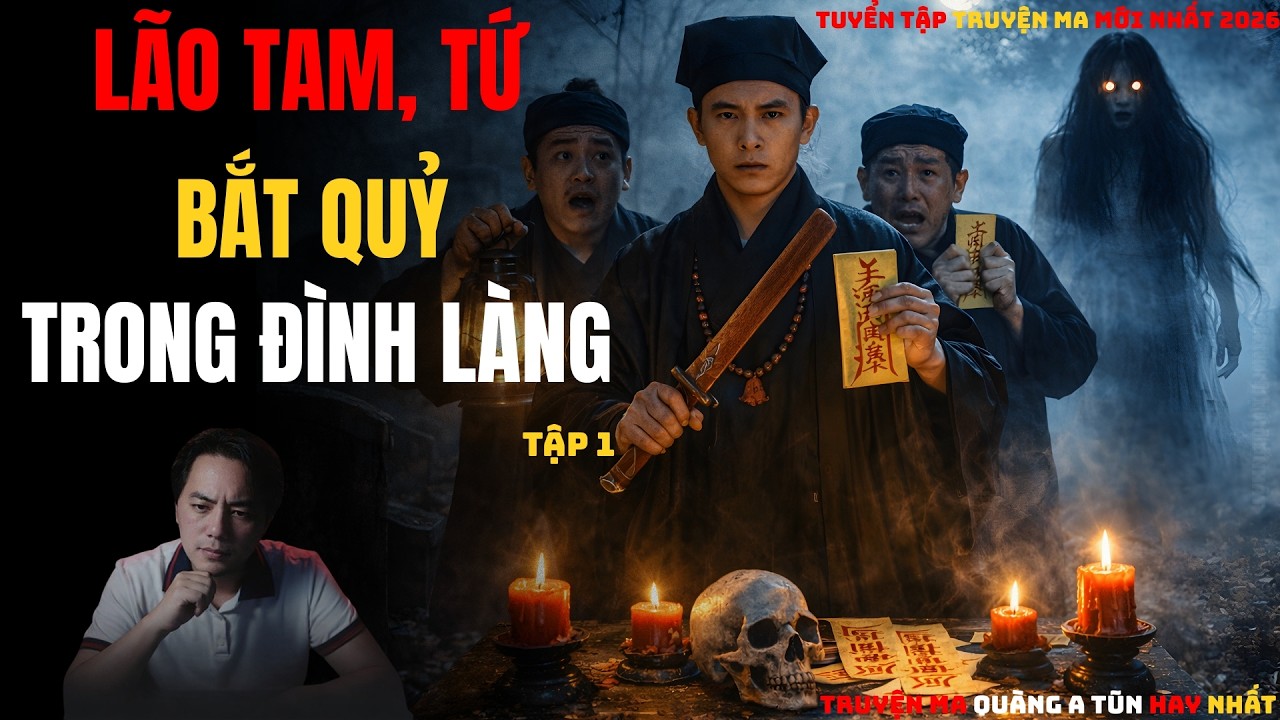 Lão Tam, Lão Tứ Bắt Qủy Ngự Trong Đình Làng | Truyện Ma QUÀNG A TŨN - Chuyện Ma kinh dị Mới Nhất