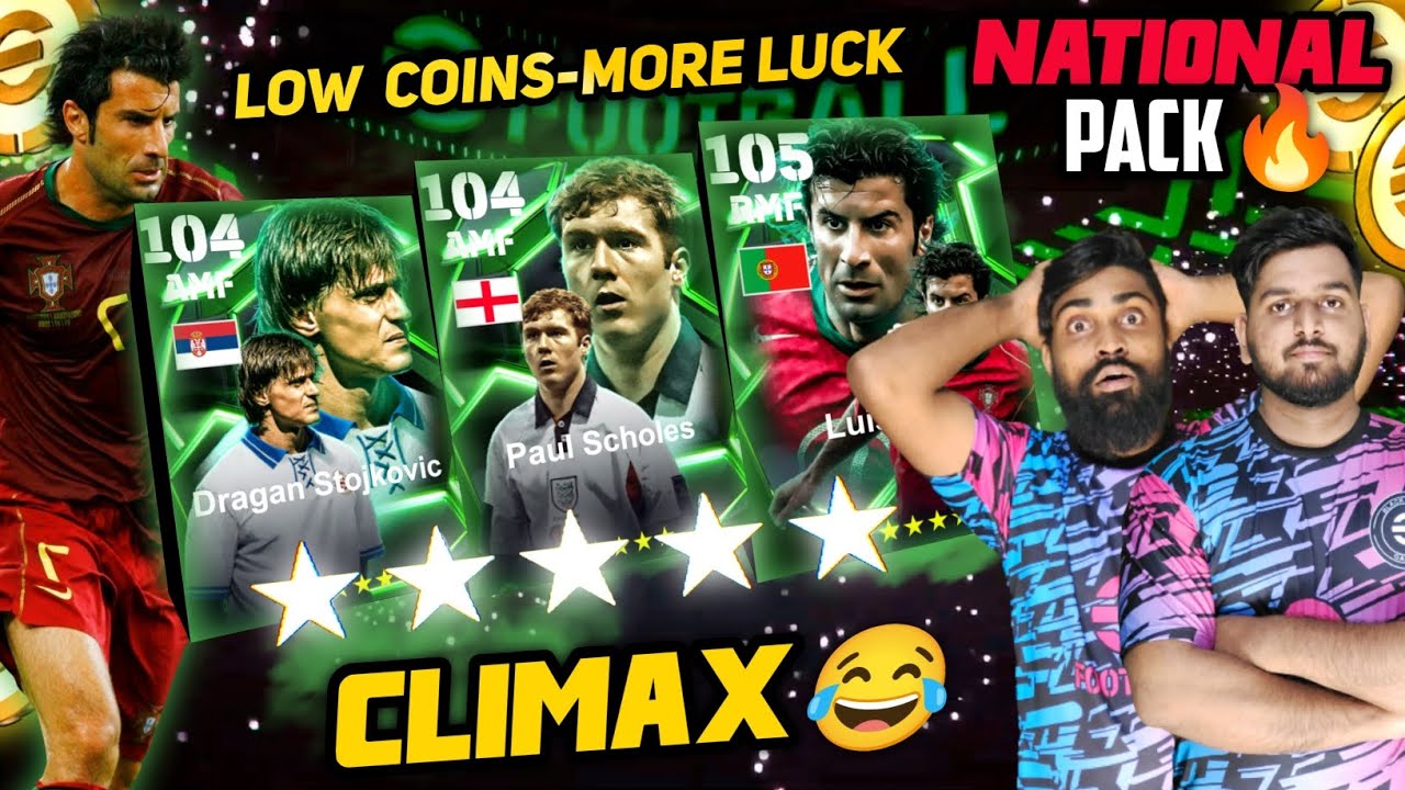105 Figo National Teams Combined Epic Boxdraw EFOOTBALL 25| Low Coins=More Luck💥|Don't Miss The End💔