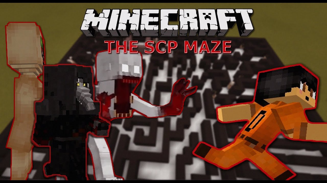 NEVER GO TO MAZE| SCP vs D-Class | Maze Chase | Minecraft #1
