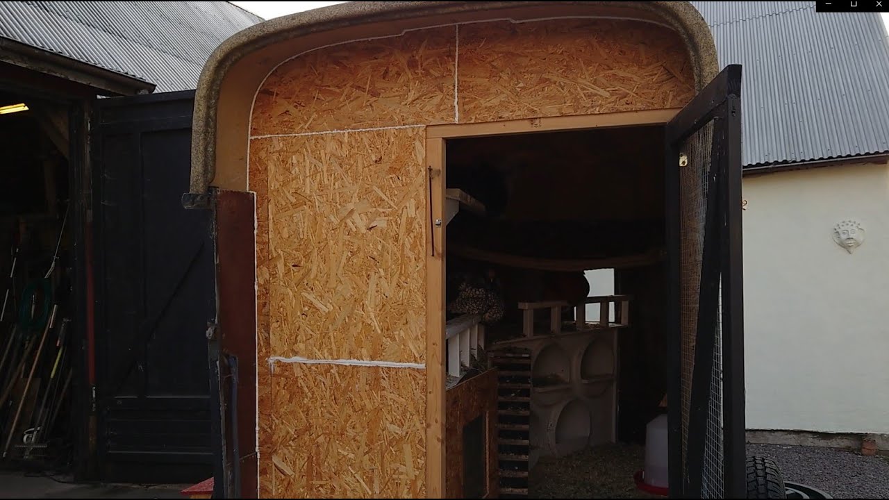 Hönshus av Hästsläp - Henhouse from Horse trailer