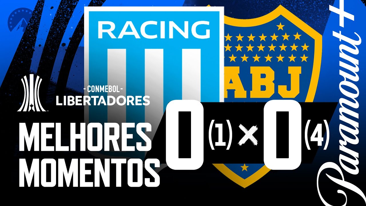 RACING 0 (1) x (4) 0 BOCA JUNIORS - MELHORES MOMENTOS | CONMEBOL LIBERTADORES 2023
