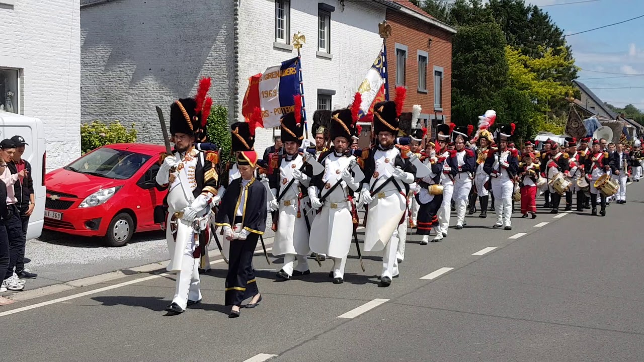 Marche Sainte Rolende 2019 Samedi de Pentec&ocirc;te Villers-Poterie 50 &egrave;me anniversaire des grenadiers 10