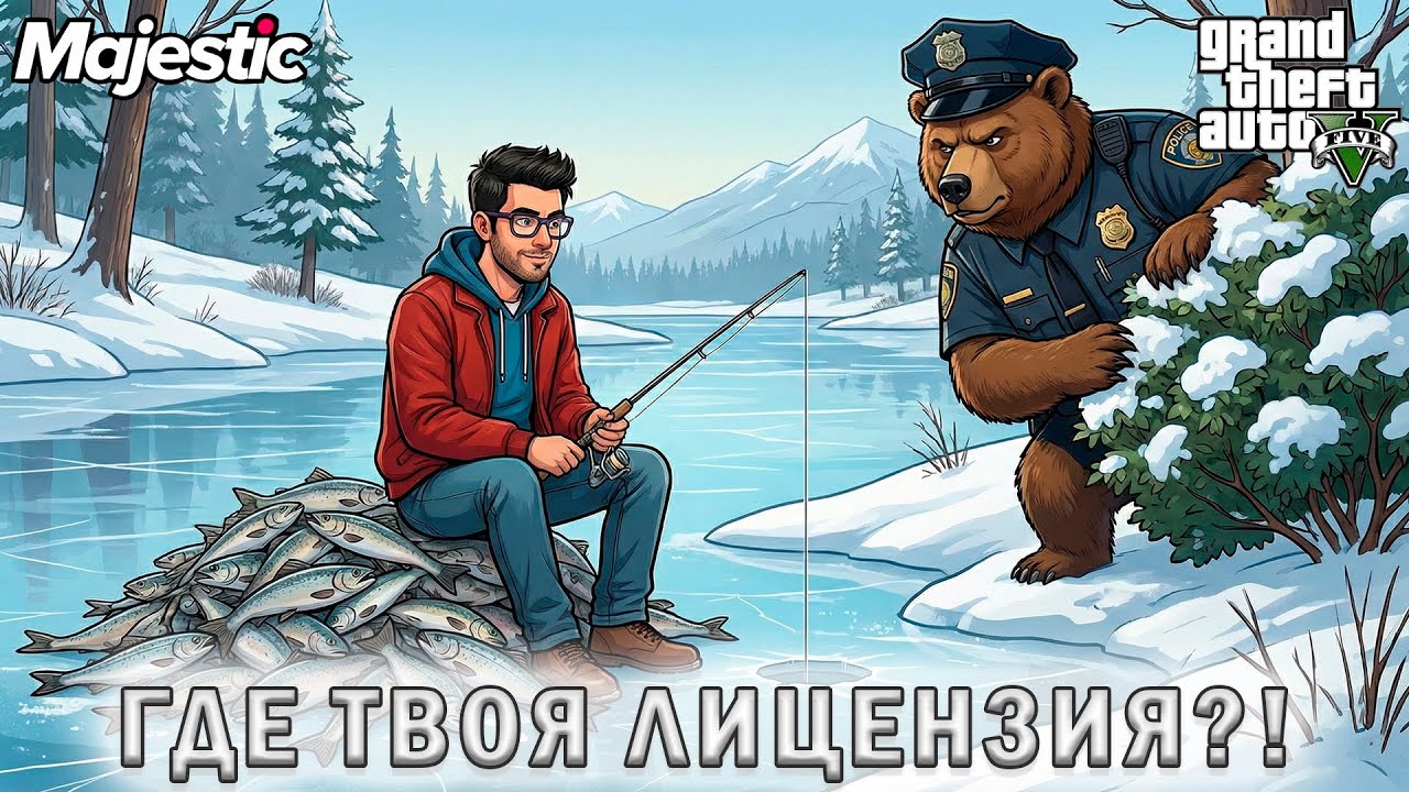Из грязи в Князи! Учусь ловить рыбу в GTA5 RP на Majestic - #4
