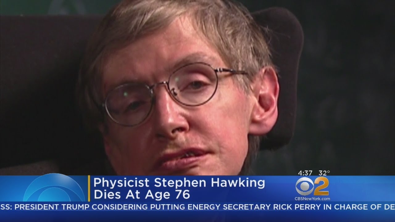 World Renowned Physicist Stephen Hawking Dead At 76