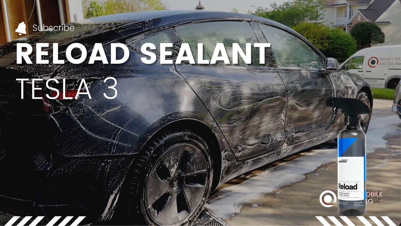 Tesla CarPro - Reload Sealant application