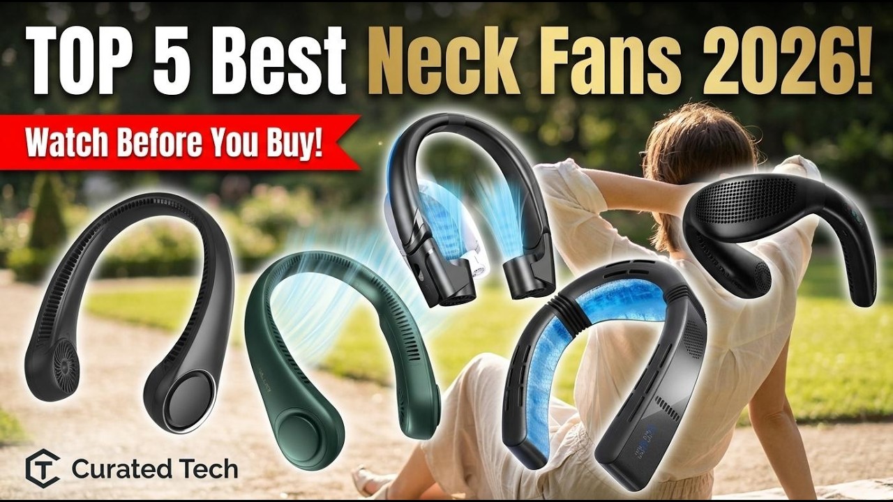 【2026】best neck fan for summer | portable neck fan: TOP 5 Comparison!