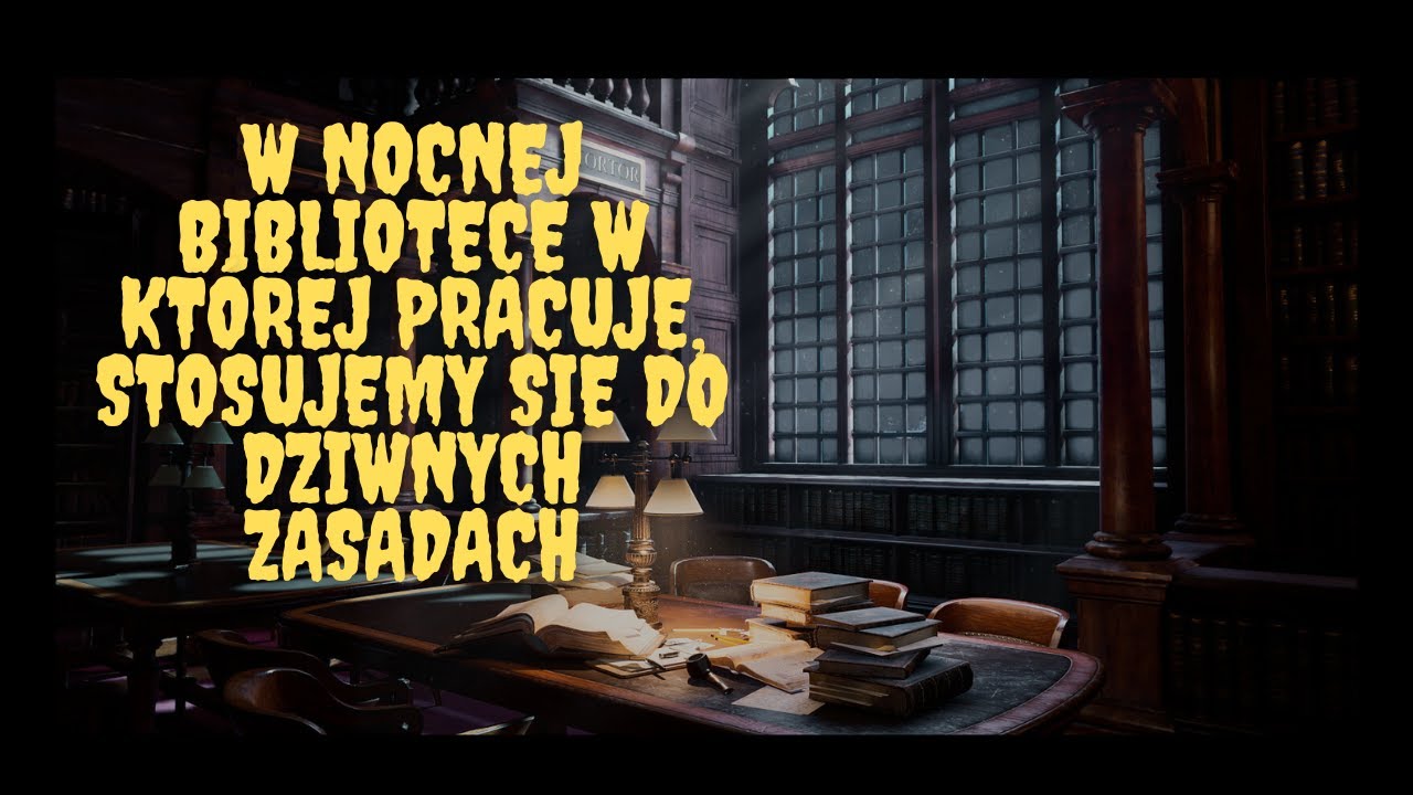 Pracuję w Nocnej Bibliotece, mamy tam listę dziwnych zasad - CreepyPasta [PL]