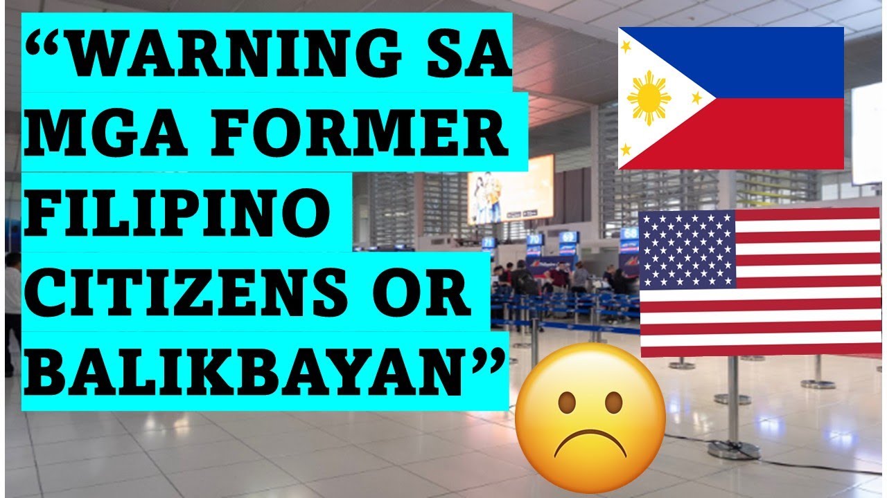 ADVICE SA MGA BALIKBAYAN FROM THE PHILIPPINE CONSULATE