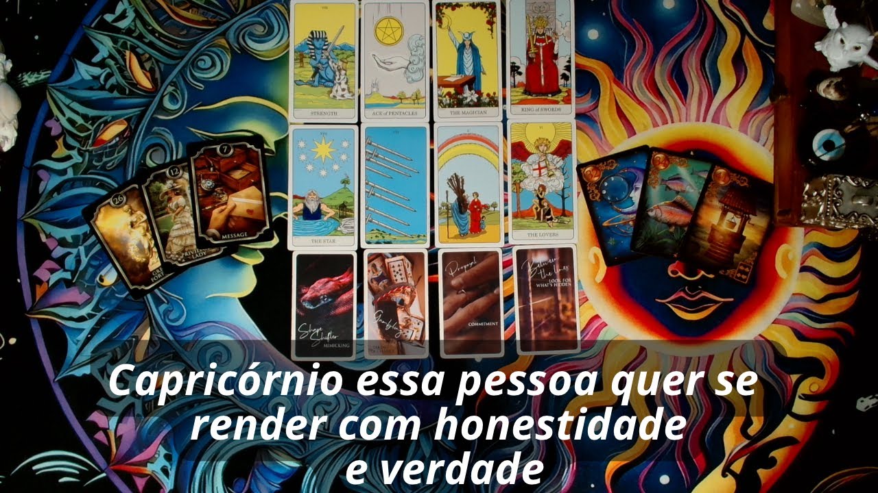 Capricórnio essa pessoa quer se render com honestidade e verdade