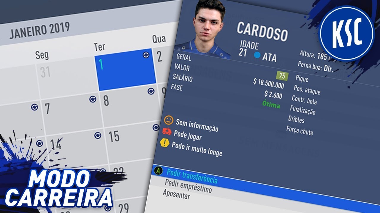 COMEÇOU A PRIMEIRA JANELA DE TRANFERÊNCIAS! - Modo Carreira Jogador - FIFA 19 #08