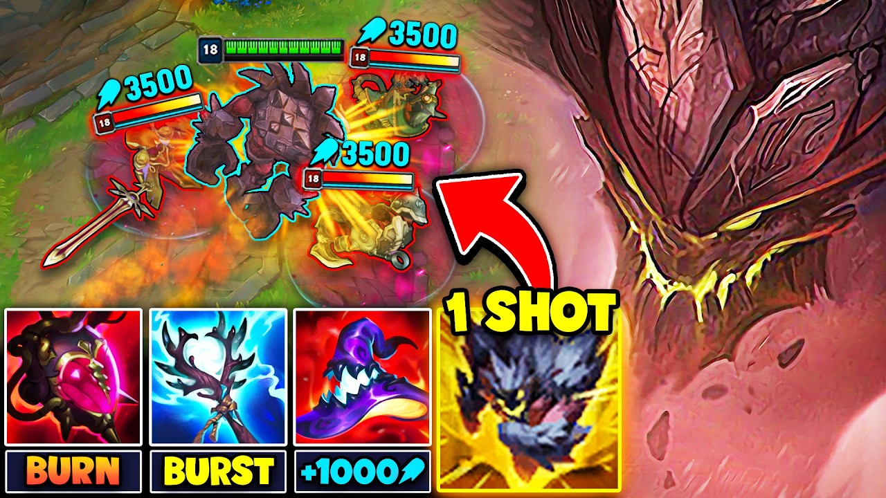 What happens when Malphite hits 1100 AP? (HINT: HIS ULT BECOMES A NUKE)