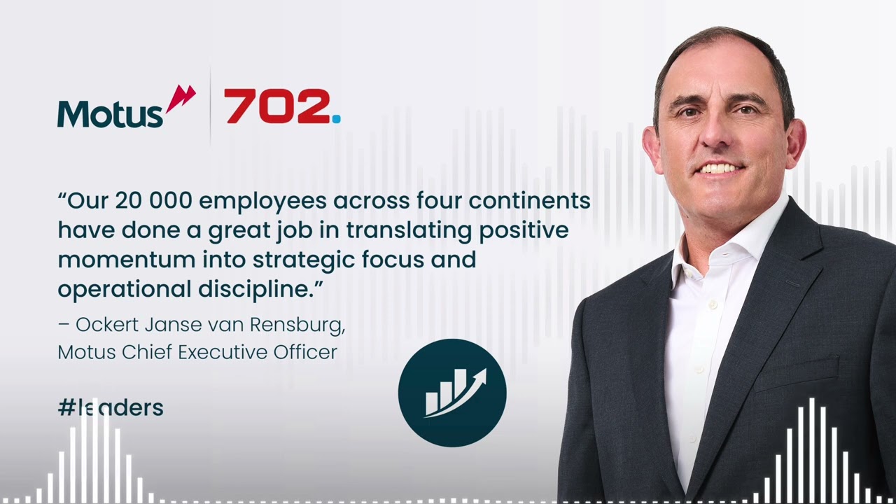 Motus CEO Ockert Janse van Rensburg on The Money Show on 25 February 2026