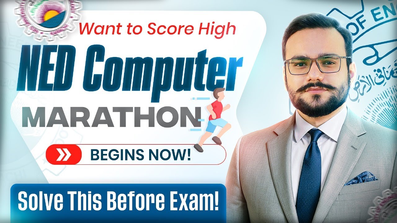 NED Computer Paper Solution 2025 | NED Computer Paper Marathon | Most Important NED Computer MCQS