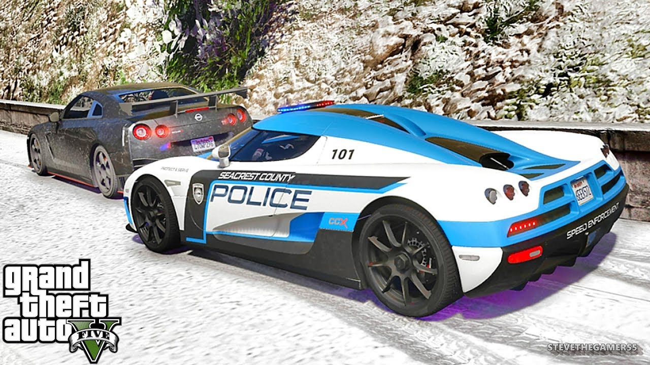 GTA 5 MOD LSPDFR 695 - SUPERCARS PATROL!! (GTA 5 REAL LIFE PC MOD)