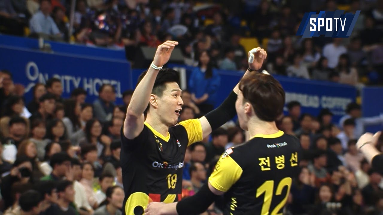 [프로배구] 한상길, 친정팀에 비수를 꽂는 서브에이스 (03.18)