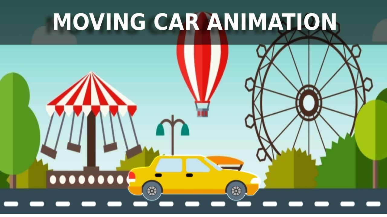 How To Make Website With Animation | Moving Car Using CSS Animation