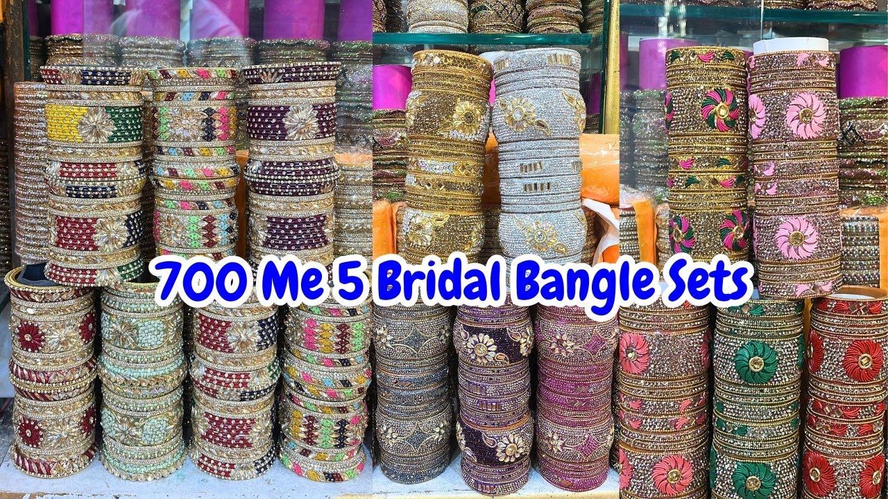 Charminar Biggest Bridal Bangles Wholesale Market ₹700/5 Online Shopping Hyderabad Wholesale Market