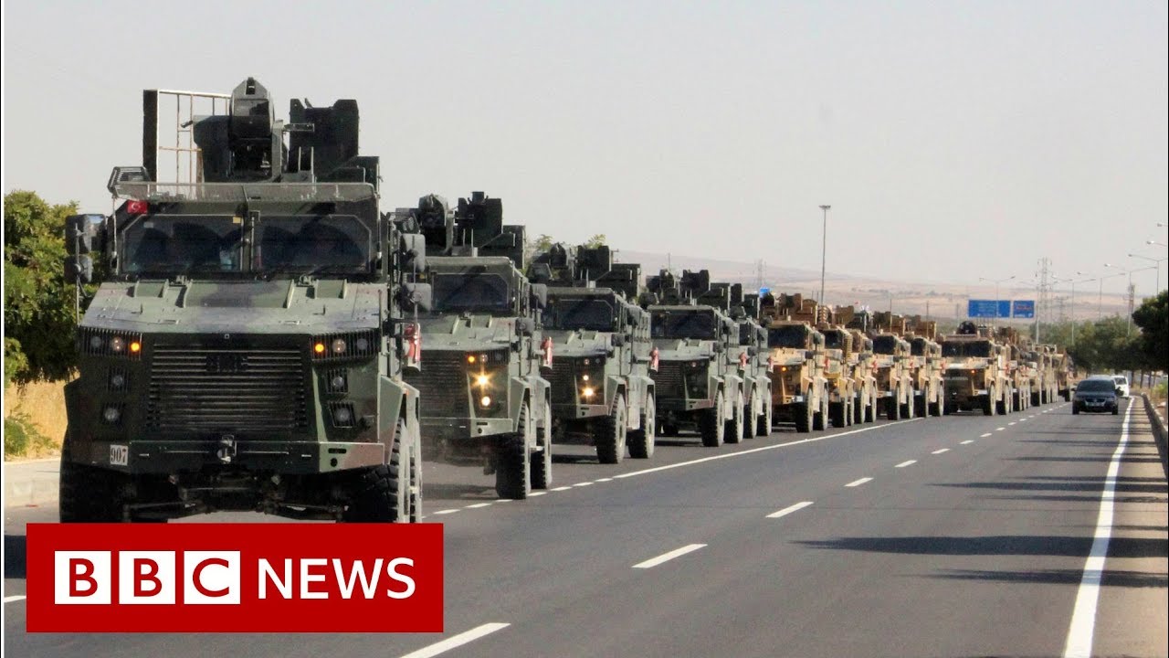 Turkey boosts troops to cross Syria border 'shortly' - BBC News