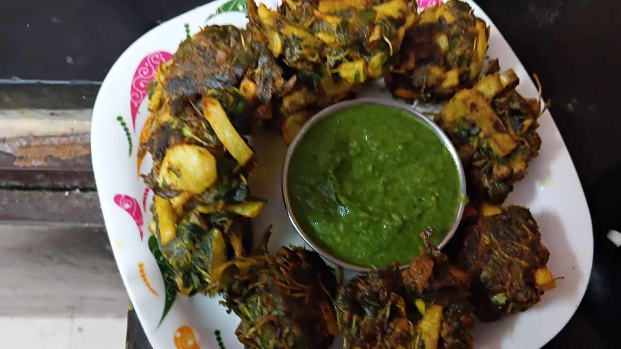 Aloo Methi  pakode  recipe 