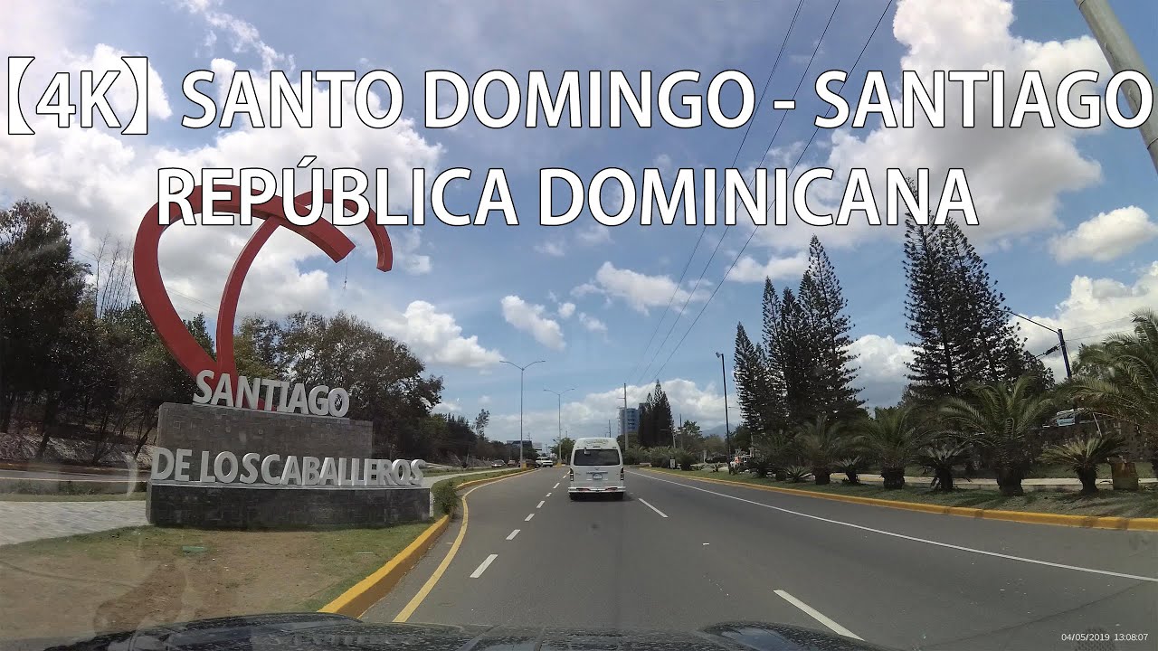 【4K】 Santo Domingo A Santiago de Los Caballeros, Autopista Duarte, República Dominicana