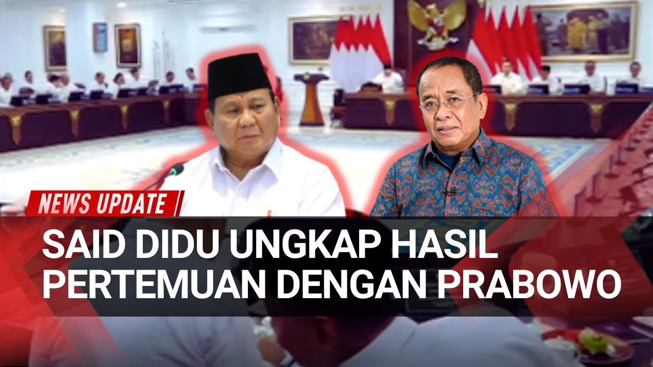 Said Didu Bongkar Hasil Pertemuan dengan Presiden Prabowo, Isu Sensitif Dibahas!