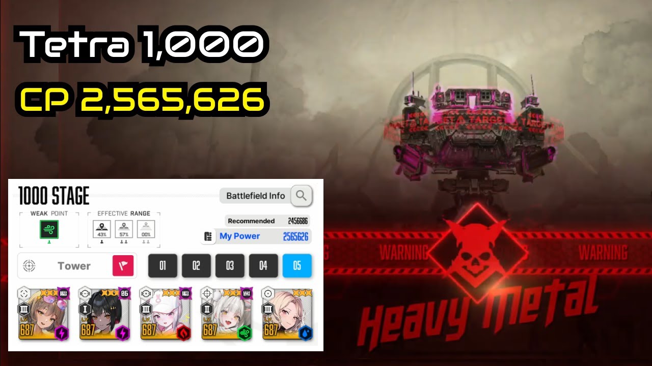 Tetra Tower 1,000 - Heavy Metal [CP 2,565,626]