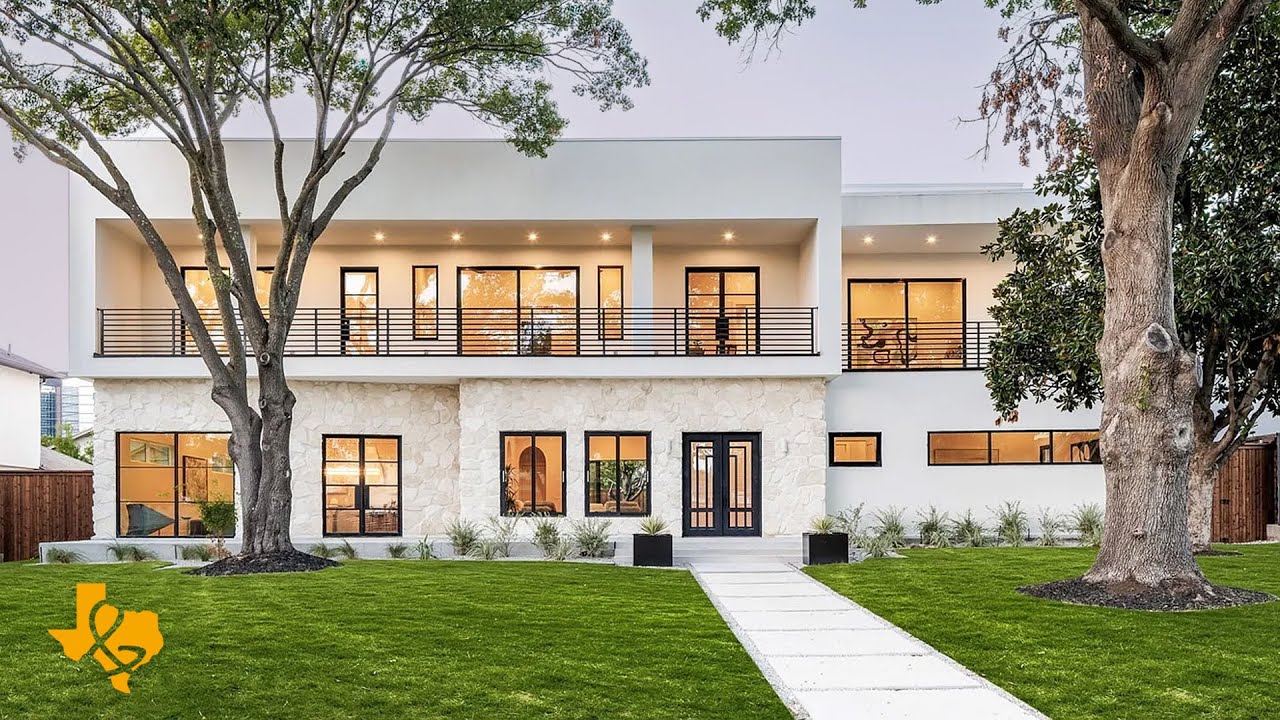 INSIDE a MASSIVE Ultra Modern TEXAS STYLE North DALLAS MANSION