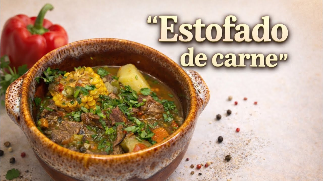 ESTOFADO de CARNE una manera deliciosa dw comer carne de res😋😋🫑🌶️🌶️🥩