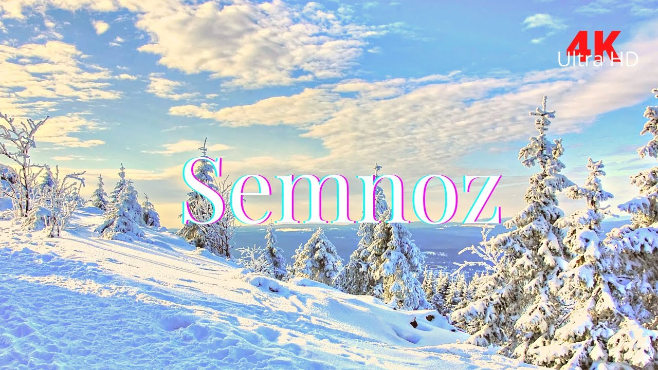 Superb Video Of Semnoz Under The Snow Filmed By DJI Drone