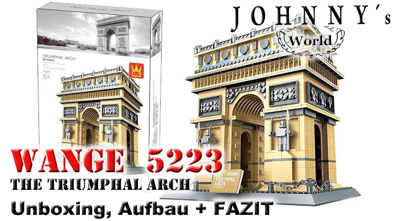 Wange 5223 The Triumphal Arch of Paris - Triumphbogen Unboxing, Aufbau + FAZIT Review in Deutsch