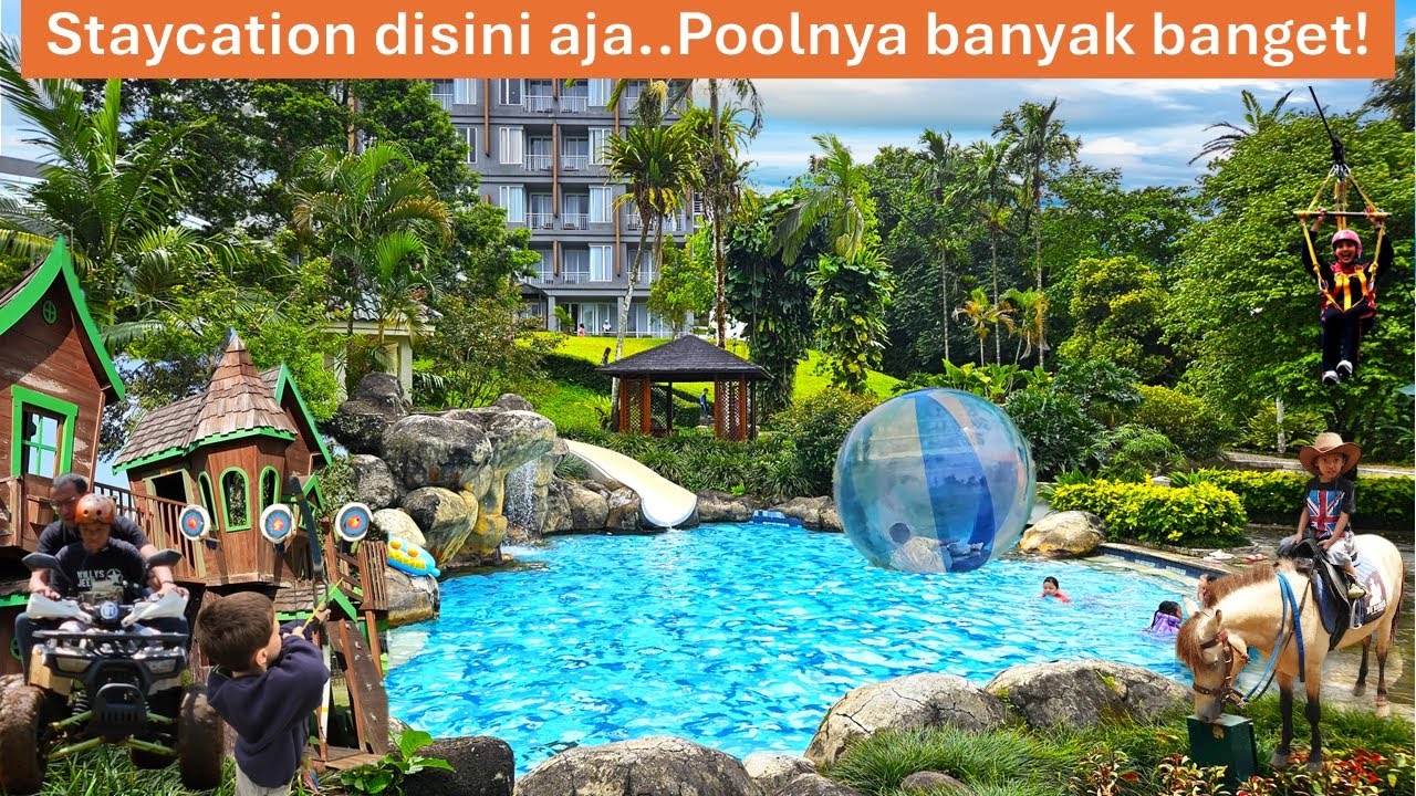 STAYCATION GA BIKIN BORING! HOTEL DENGAN VIEW GUNUNG SALAK, BANYAK AKTIVITAS SERU🌿 R Hotel Rancamaya
