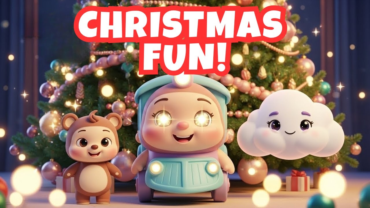 Sunny’s Christmas Train Adventure 🎄🚂 | Fun Christmas Song for Kids