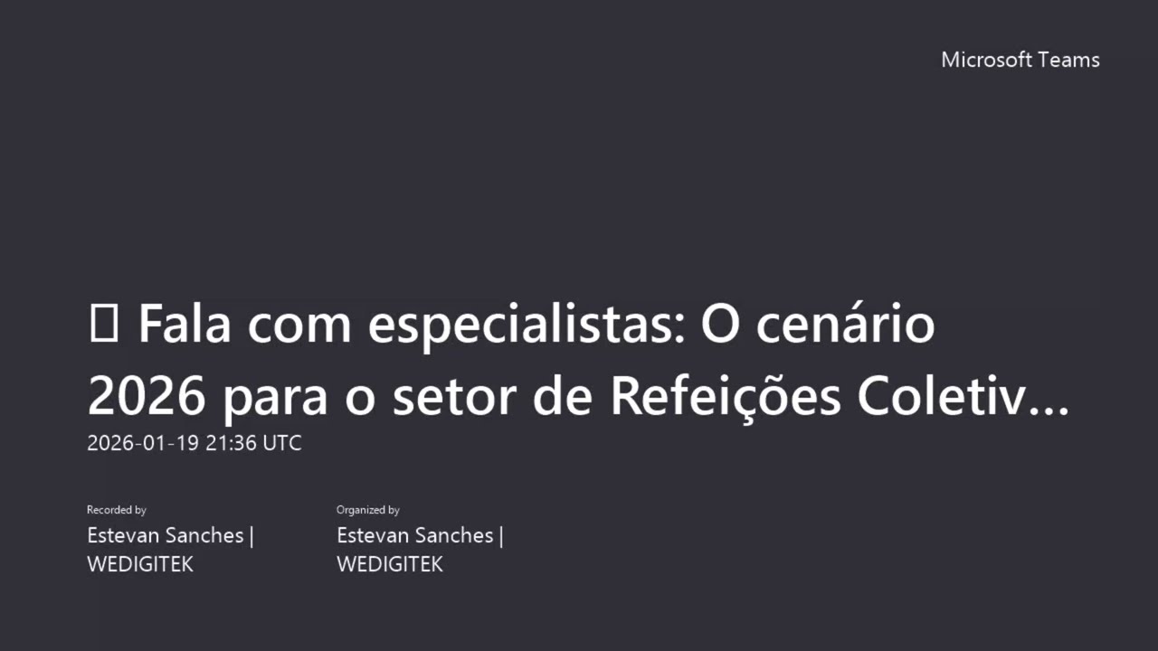 O cenário 2026 para o setor de Refeições Coletivas