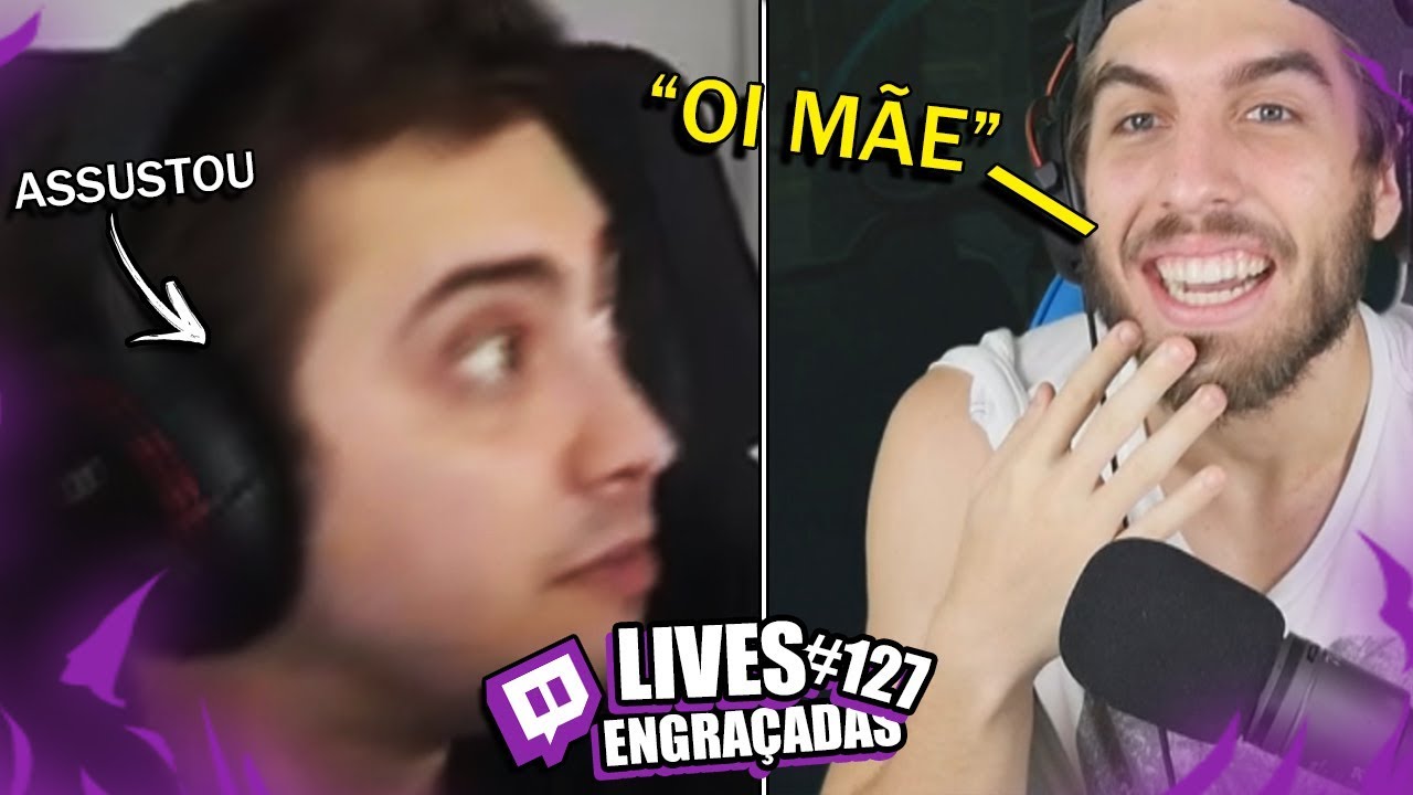 GANK DA MÃE E ALANZOKA TOMANDO SUSTO | LIVES ENGRAÇADAS #127