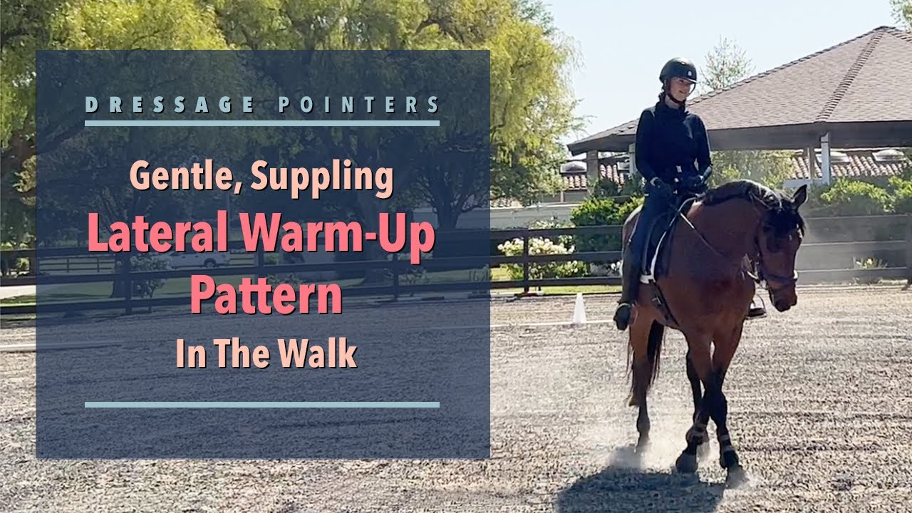 Dressage Pointers: Gentle, Suppling Lateral Warm Up Pattern In The Walk