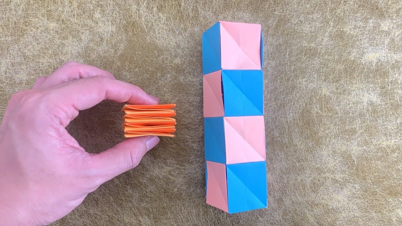 ORIGAMI MAGIC CUBE SPIRAL