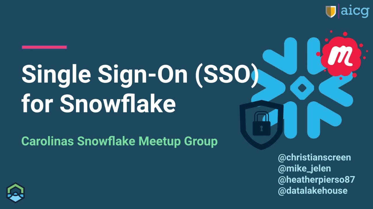 Single Sign-On (SSO) for Snowflake